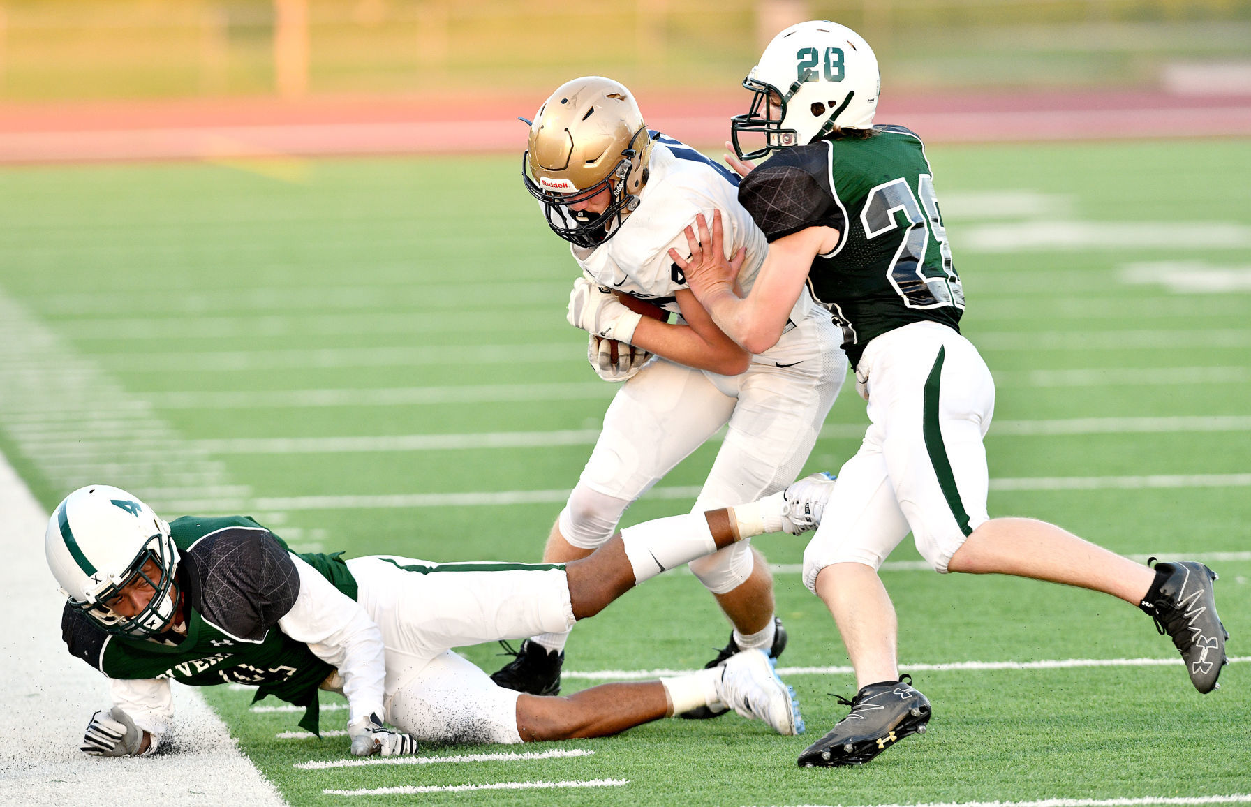 West vs Heelan football